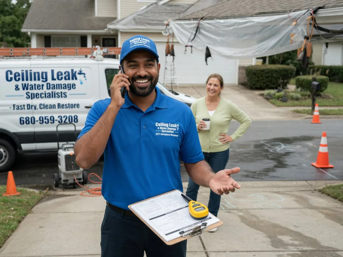 Ceiling Leak Cleanup Farmington, AR FAQs